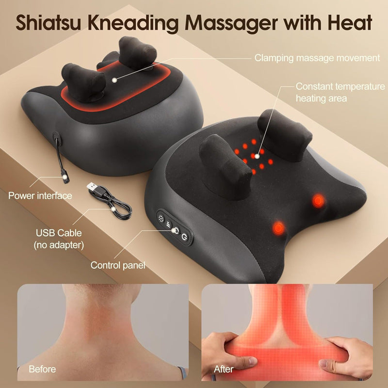 Neck Massager Shoulder And Neck Massage Pillow Lumbar 