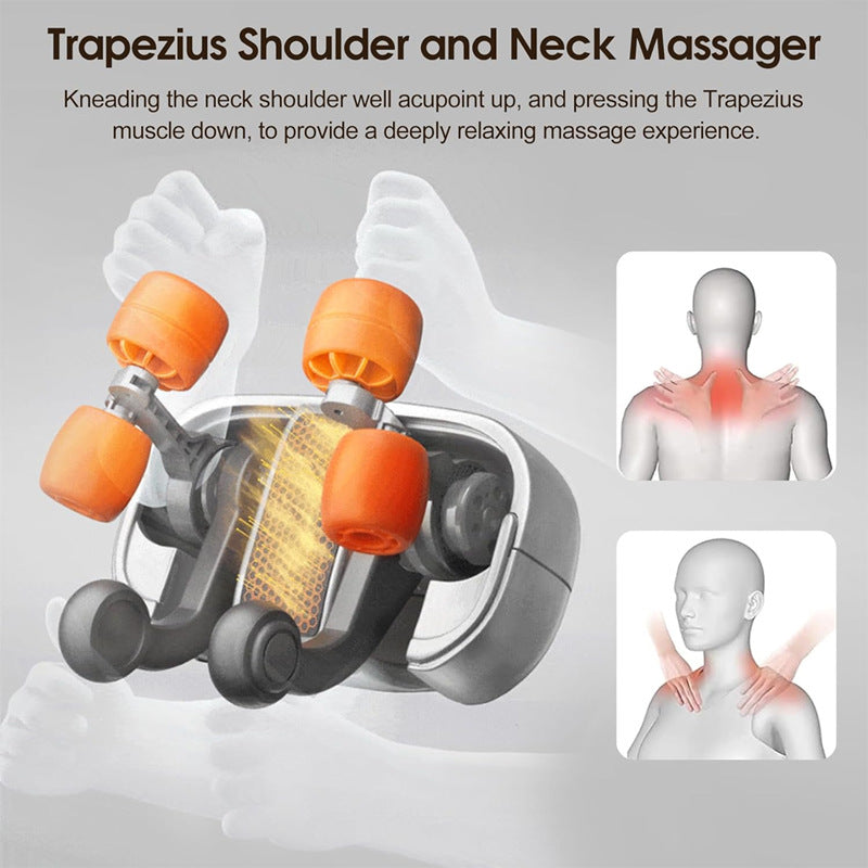 Neck Massager Shoulder And Neck Massage Pillow Lumbar 